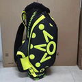 2022 Scotty Cameron Circle T Tour Staff Bag - Charcoal Neon 