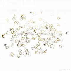 Nail Art Metal Stud Circle Rings Accessories for Decoration (D51)