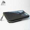  twill high end carbon fiber TPU Men's coated Clutches new style for Men Longbag 2