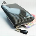  twill high end carbon fiber TPU Men's coated Clutches new style for Men Longbag 3