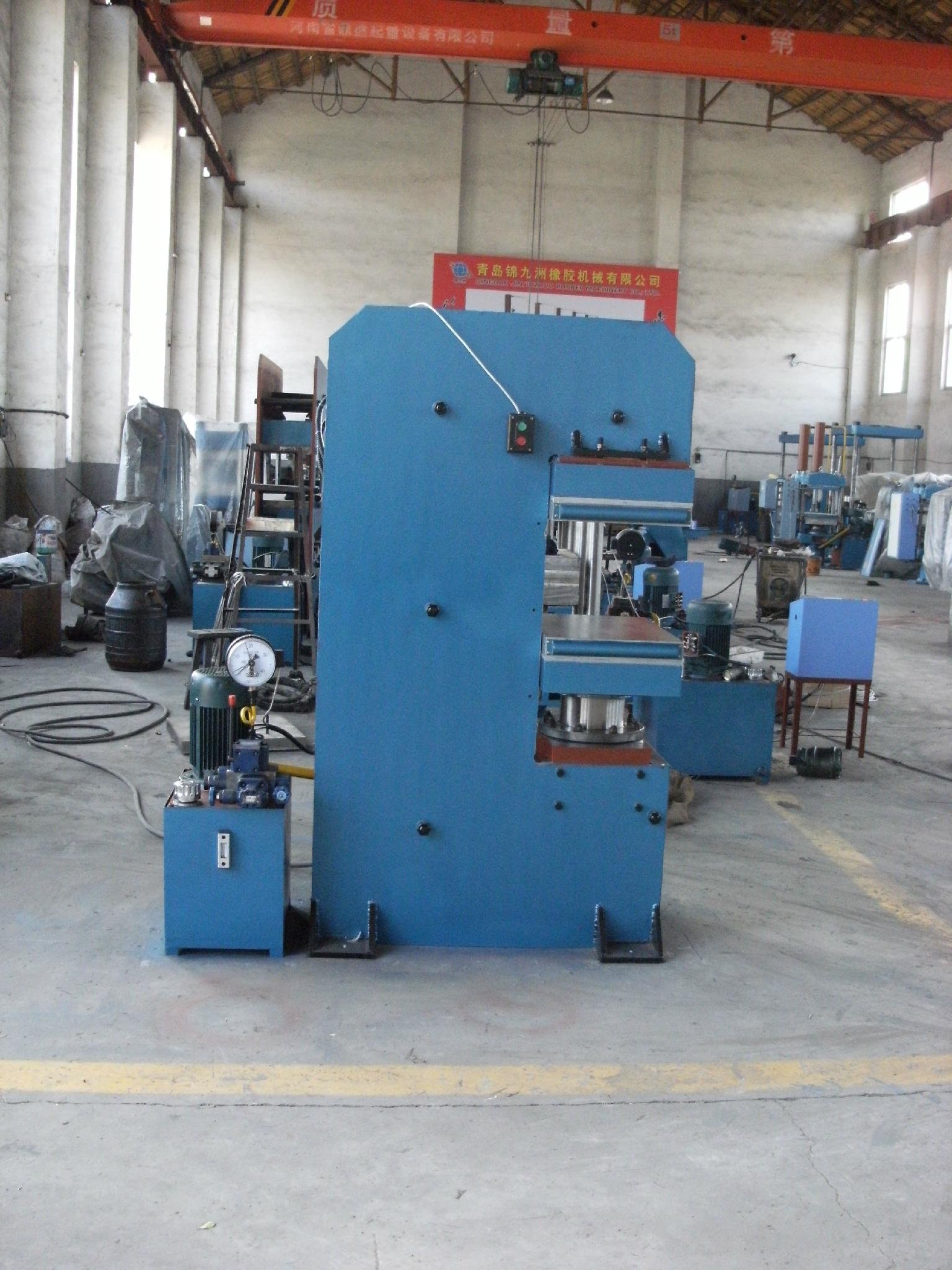 100T rubber hydraulic press vulcanizing machine in qingdao price negotiable 4