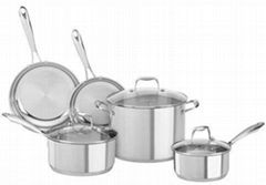 KitchenAid 8-Piece Cookware Set KCSS10LS