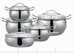 ILKO 12 PCS stainless steel cookware set 