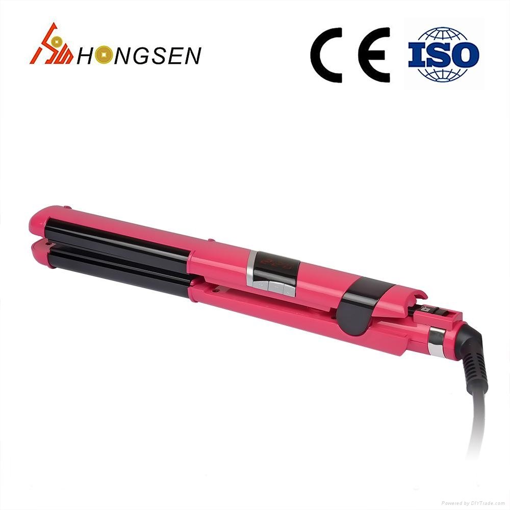 Hot sale in Europe High-grade 1inch titanium power cord flat iron HS-028 2