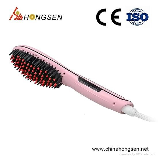 Electric Straight Hair Comb Straightener Hair Brush Automatic Straightening Comb
