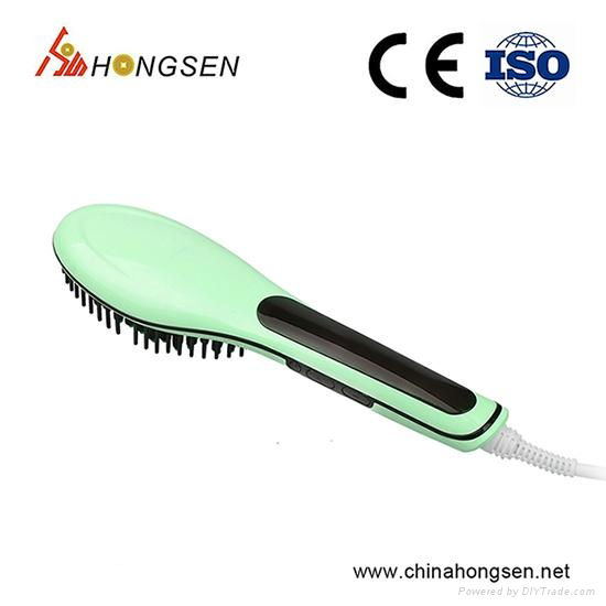 Electric Straight Hair Comb Straightener Hair Brush Automatic Straightening Comb 4