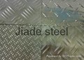 Aluminum/steel hot rolled checkered plate