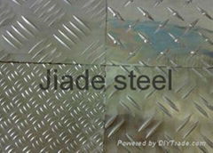 Aluminum/steel hot rolled checkered plate