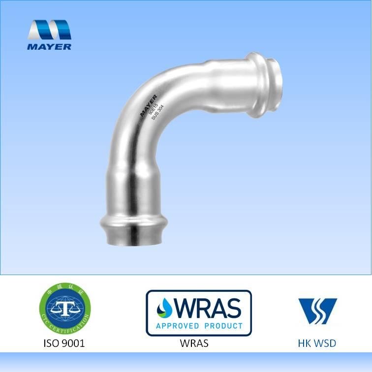 Stainless Steel 90 degrees Elbow Pipe Fitting