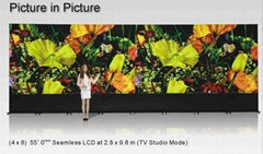 LG 55inch 0mm bezel panel CCTV 20x4 studio video wall lcd video wall