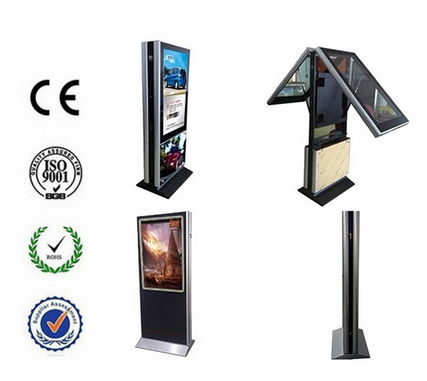 55 Inch  Wifi Touch Screen Advertising double side Outdoor LCD Display