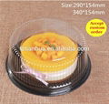 Plastic Clear Disposable Round Cake Container Box