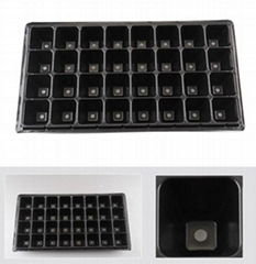 Plastic seed nursery tray