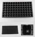 Plastic plant seedling tray