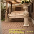 high quality composite floor 100x25mm waterproof outdoor Laminate Flooring 1