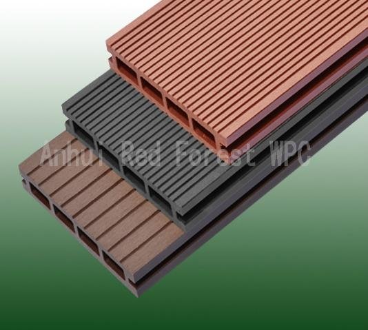 Easily Assembled anti-cracking Nature wood grain wpc technological board
