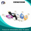 Retractable cable 2.0 Micro USB Sync Retractable usb Para micro usb cables 4