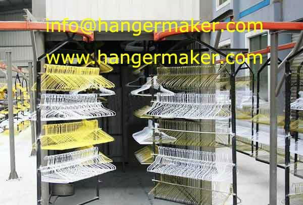 Laundry Disposable Wire Hanger Spray Coating Machine