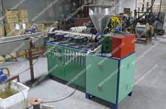 Carbon Black Steel Wire PET Coating Machine for PET Wire Hanger