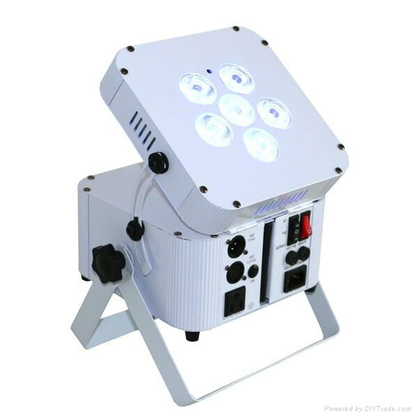 Led stage Light 6pcs multi color 6in1 RGBWA UV led stage par light for dj stage  2