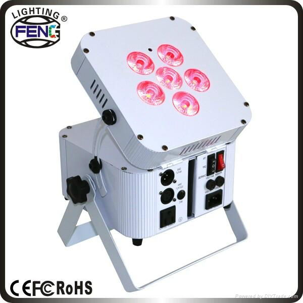 Led stage Light 6pcs multi color 6in1 RGBWA UV led stage par light for dj stage  3