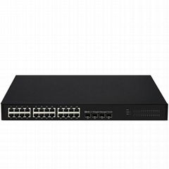 24 10 100 1000M RJ45 4 10g SFP 10g ethernet switch