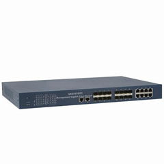 wholesaler flow control 16 fiber 10 copper fiber gigabit switch