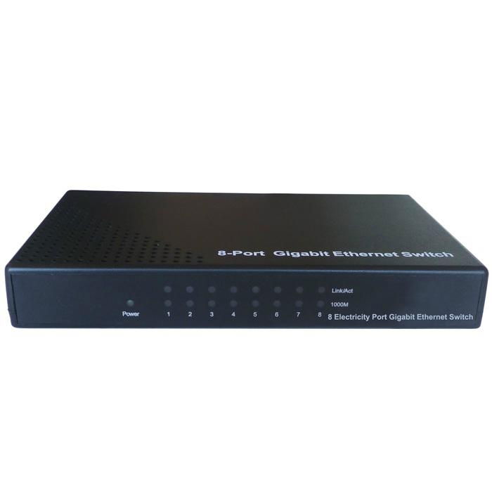 latest technology SOHO 8 gigabit RJ45 copper ports gigabit ethernet switch