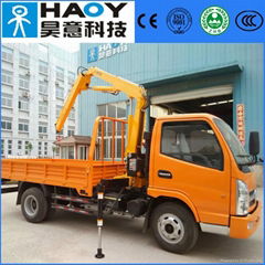 Truck mounted crane 2 ton to 12 ton telescopic boom for sale