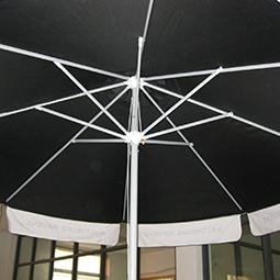  Wholesale Custom aluminum Umbrella with polyester canopy with handle crank 3