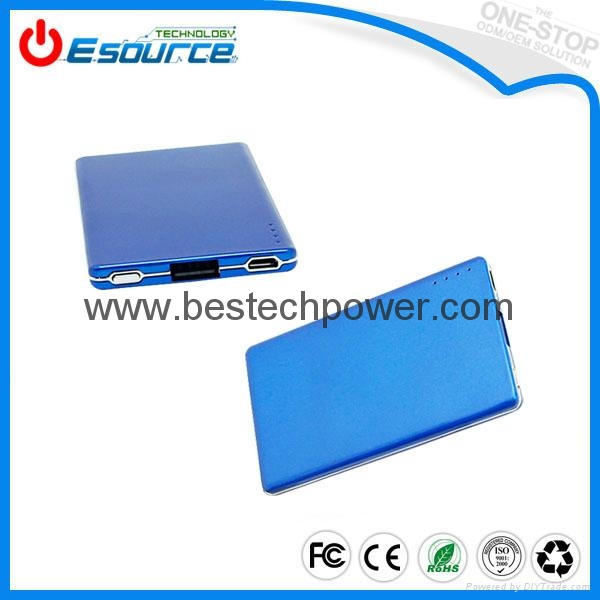2200mah battery charger power bank name card gift BUB75 1esource
