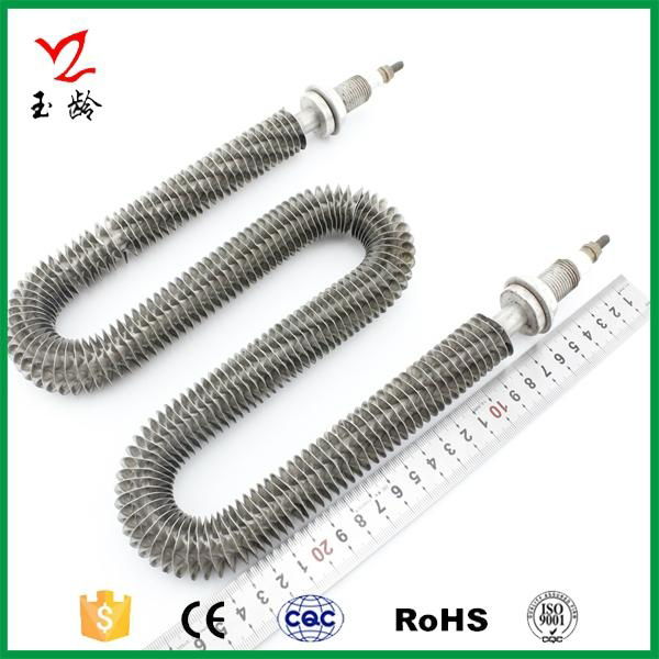 CE Approved stainless steel w shape Finned straight heating elements 4