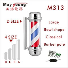 Beauty salon equipment hot selling lighting for barber shop barber pole 