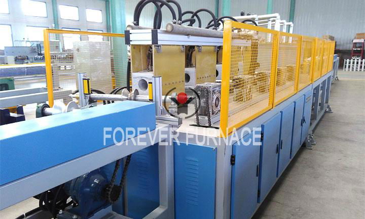 Induction heating steel bar furnace