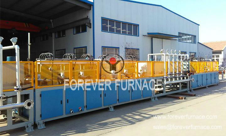 Induction heating steel bar furnace 2