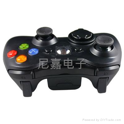 Xbox360無線2.4G手柄配接收器支持PS3安卓PC手柄雙震動 2