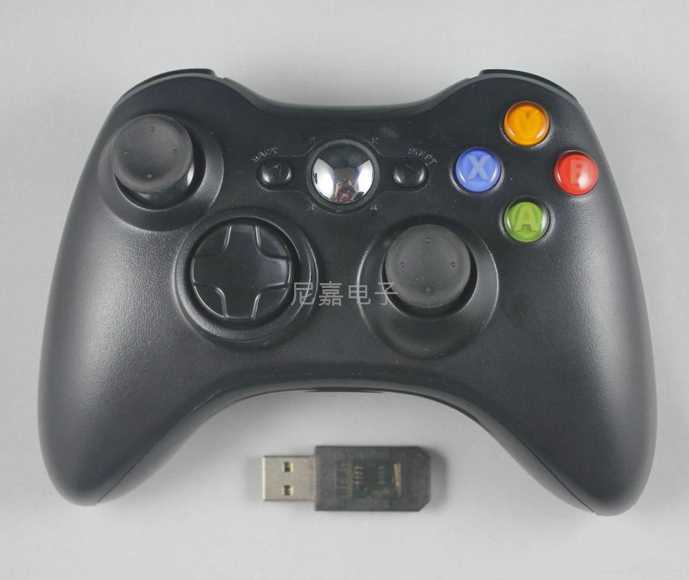 Xbox360无线2.4G手柄配接收器支持PS3安卓PC手柄双震动 4