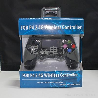 PS4無線遊戲手柄 USB2.4G無線接收頭連接ps4主機手柄 3
