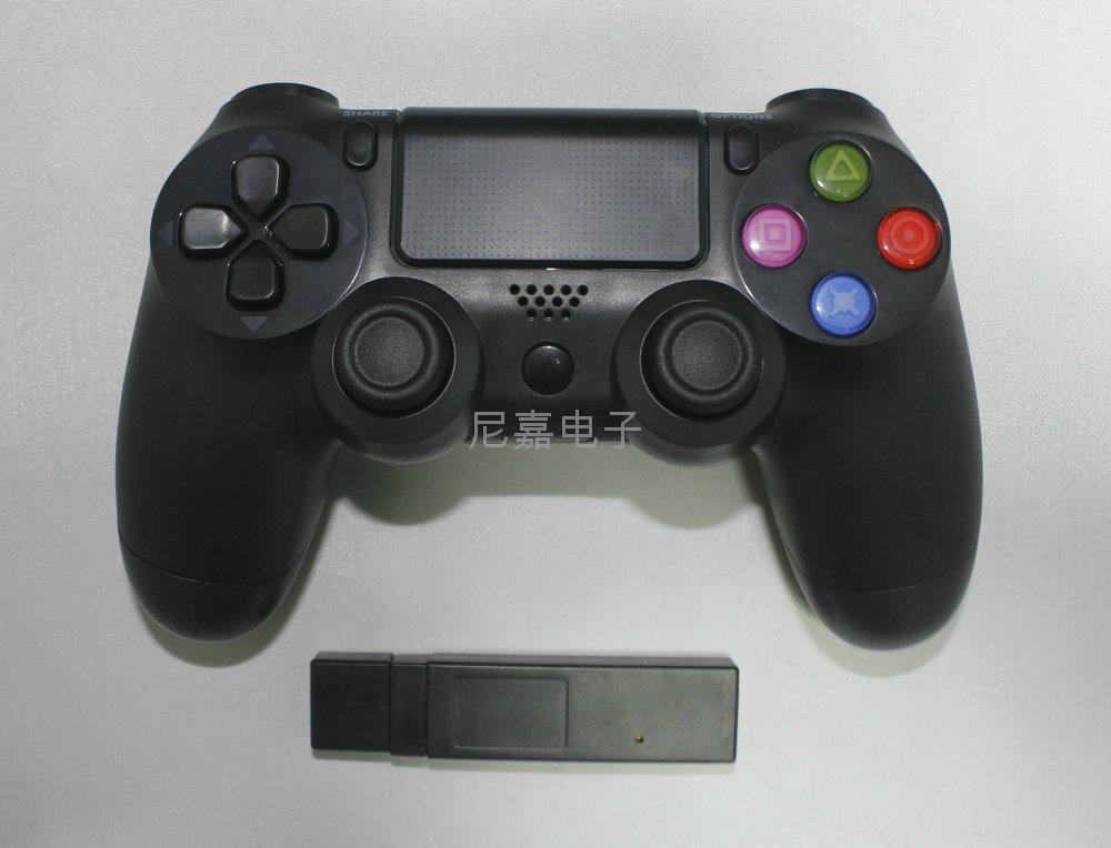 PS4無線遊戲手柄 USB2.4G無線接收頭連接ps4主機手柄