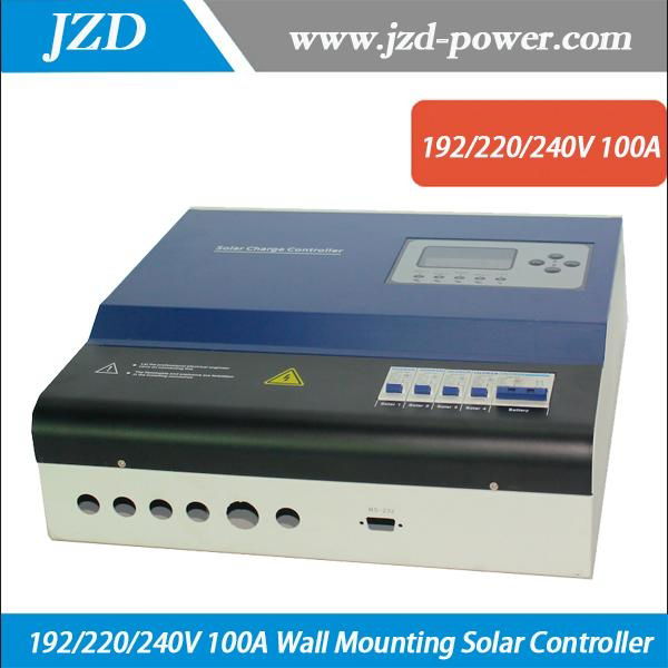 192/220/240V 100A Wall Mounting Solar Charger Controller for Solar Power System 