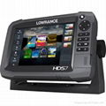 Lowrance HDS-7 Gen3 Insight USA with 83/200 khz Transom Mount Transducer 1