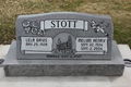 American Grey Stone Tombstone G603