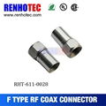 male f connector 75 ohm connector electrical terminal for coaxial cable