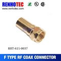 hot sale gold plating coaxial rf f