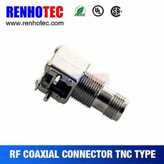 Right angle 2 pin tnc connector for catv system