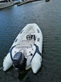 Liya luxury rib boat fiberglass inflatable boat 4