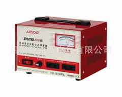 爱克赛单相220V全自动高精度电脑专用家用稳压器500W 安全节能