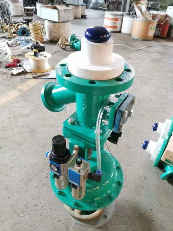 Glass-lined Pneumatic Diaphragm Flush valve