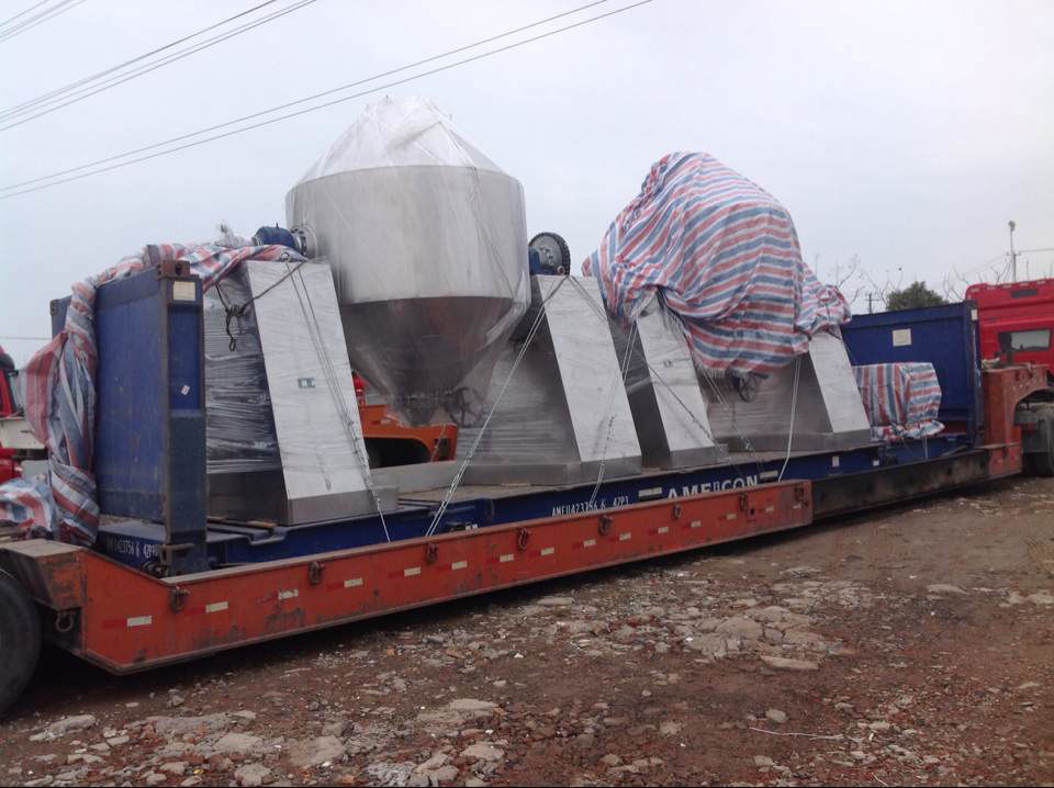 Glass-lined Double Cone Rotary Vacuum dryer 3