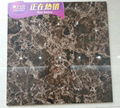 Dark Coffee Glazed Marble Porcelain